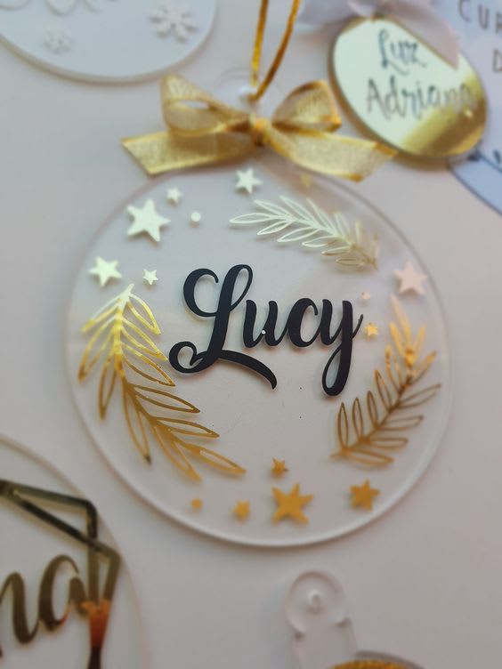 Esferas Planas Acrílico Para Personalizar 6,5 cm. 10 Unidades11