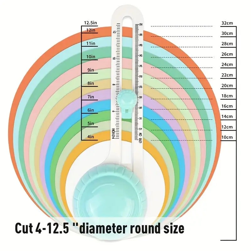 Cortador Circular Para Papel 10 A 32 Cm. Con Repuestos Kamei5
