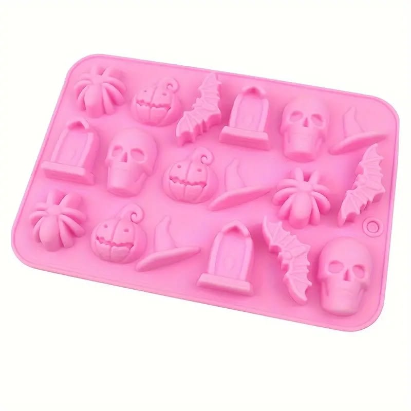 Molde Chocolate Mix Halloween N°2 Silicona3