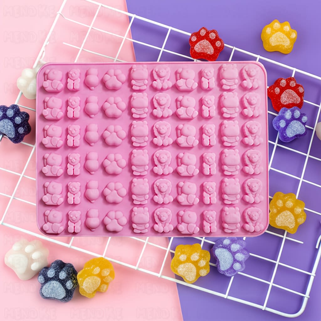 Molde Silicona Gomitas Animales N°18