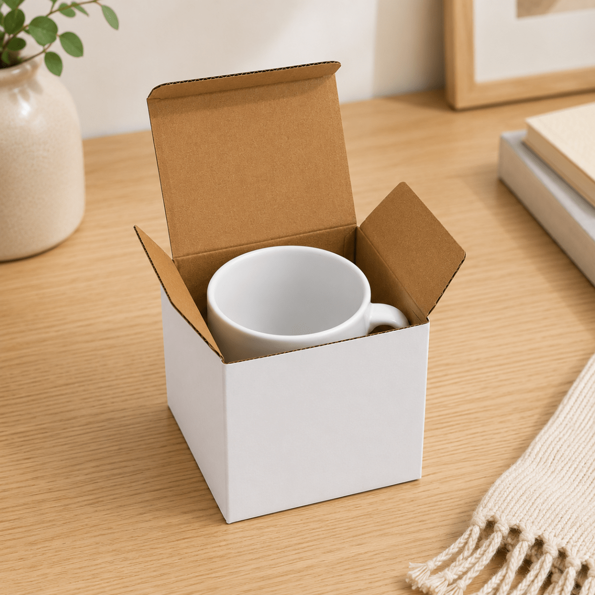 Caja Blanca para Tazón 10x10x10 cm. - 10 Unidades3