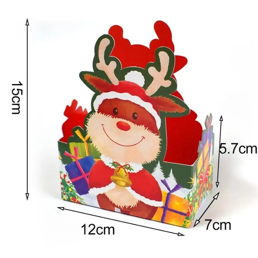 Set Bolsas con Base Cartulina Reno 12x7x30 cm. - 10 Unidades9