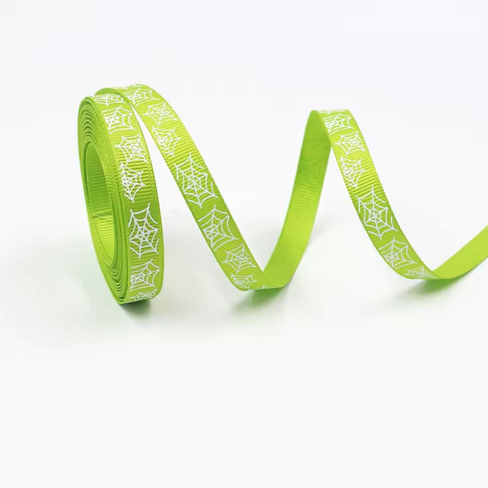 Cinta de Tela para Lazo Tela de Araña Verde 5 Metros 0