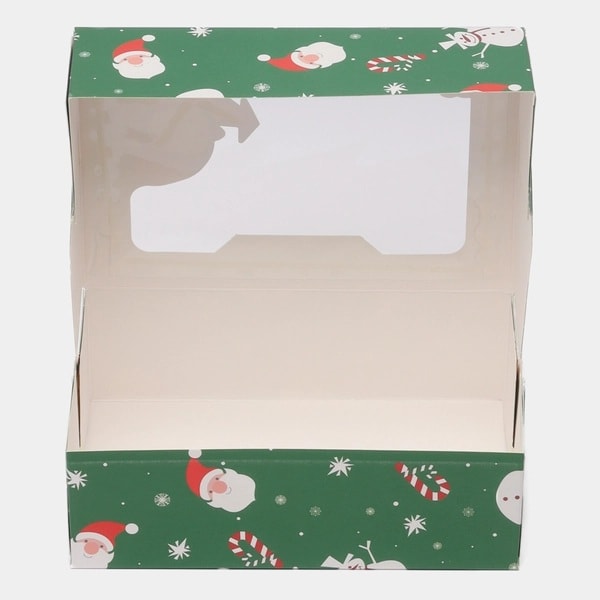 Set Cajas Navidad N°2 Muñeco de Nieve Verde 4 Unidades4