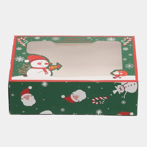 Set Cajas Navidad N°2 Muñeco de Nieve Verde 4 Unidades5