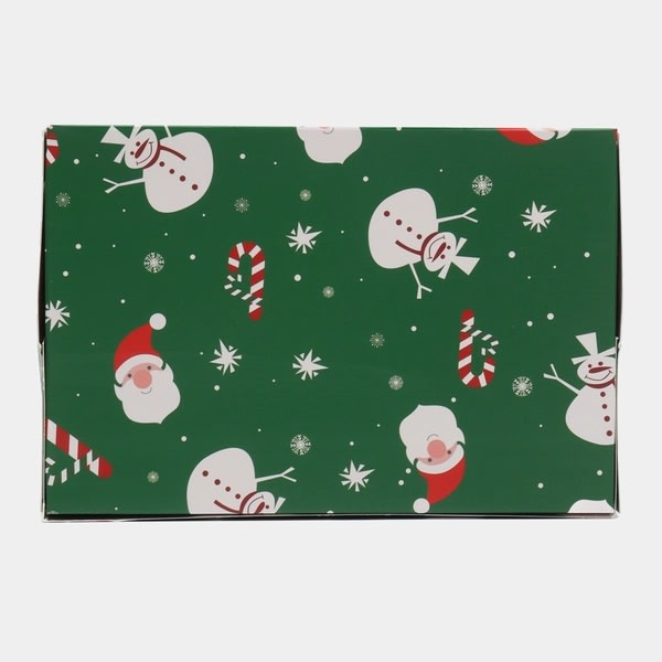 Set Cajas Navidad N°2 Muñeco de Nieve Verde 4 Unidades6