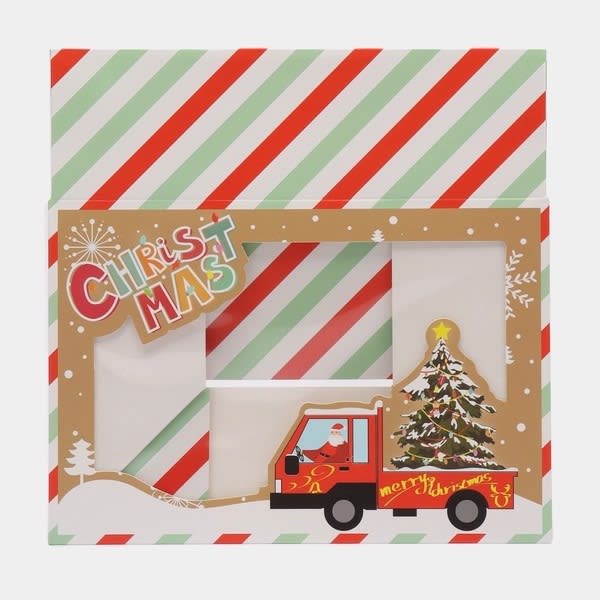 Set Cajas Navidad N°3 Camión de Santa Rayas 4 Unidades6