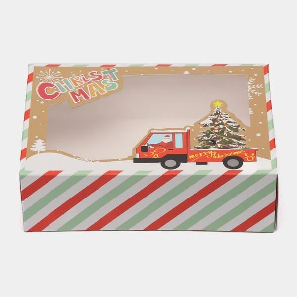 Set Cajas Navidad N°3 Camión de Santa Rayas 4 Unidades3