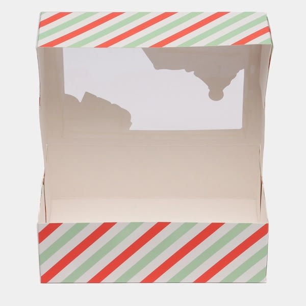 Set Cajas Navidad N°3 Camión de Santa Rayas 4 Unidades4