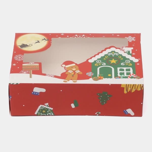 Set Cajas Navidad N°4 Hombre Jengibre Rojo 4 Unidades3