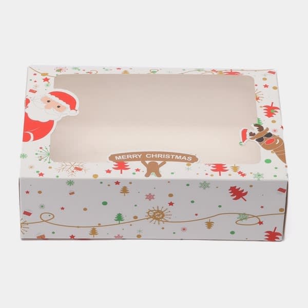 Set Cajas Navidad N°1 Santa y Reno Blanco 4 Unidades6