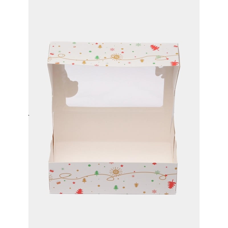 Set Cajas Navidad N°1 Santa y Reno Blanco 4 Unidades4