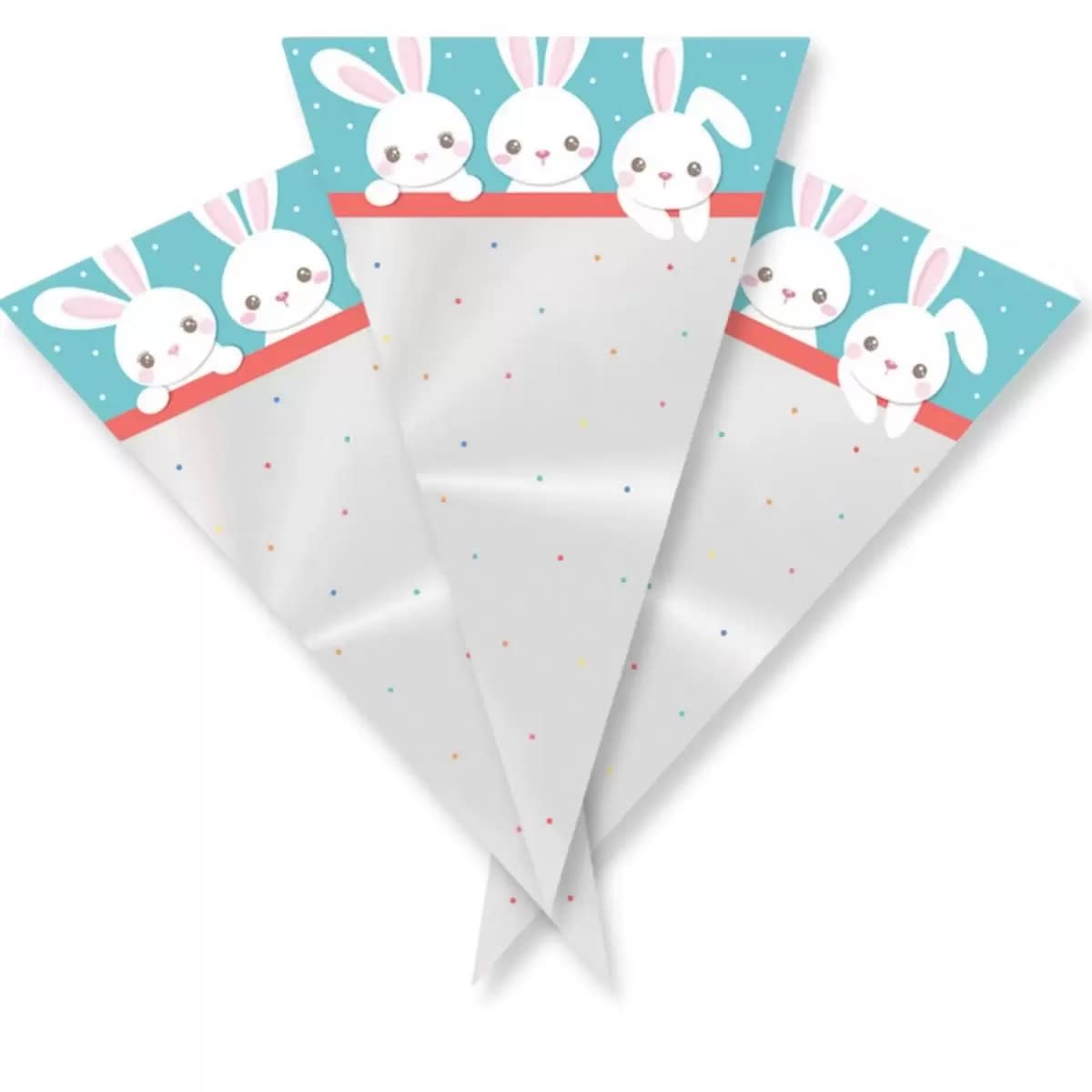 Bolsa Cono 3 Conejos 10 Unidades2