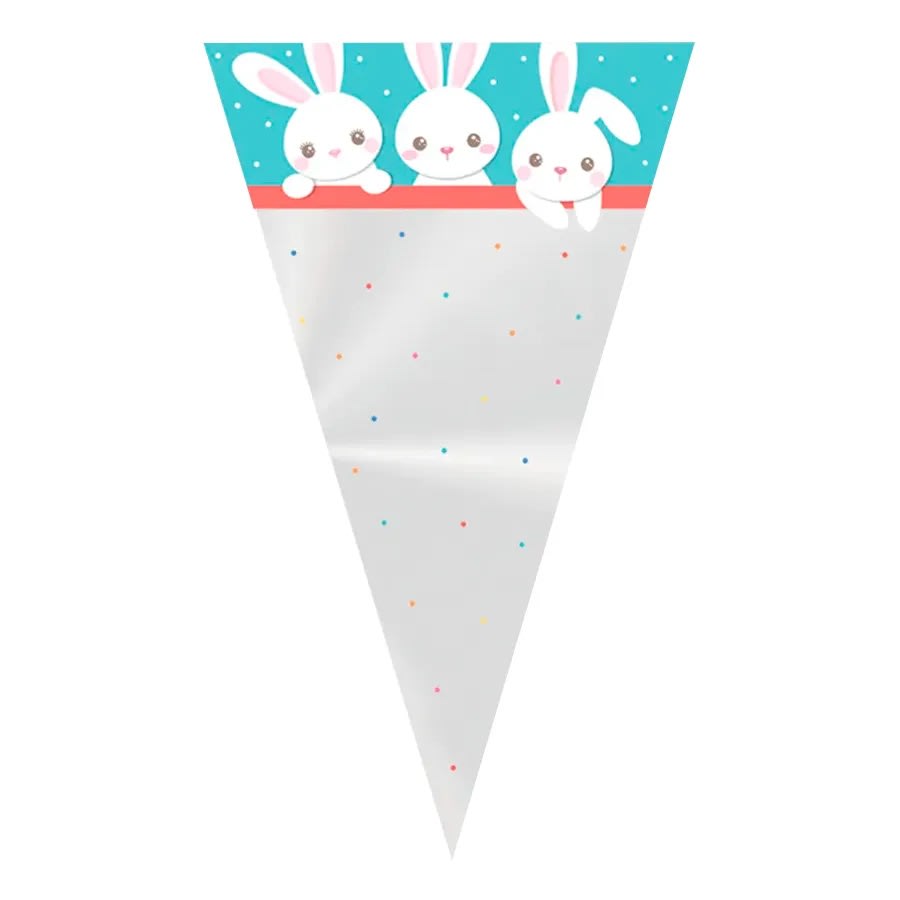 Bolsa Cono 3 Conejos 10 Unidades1