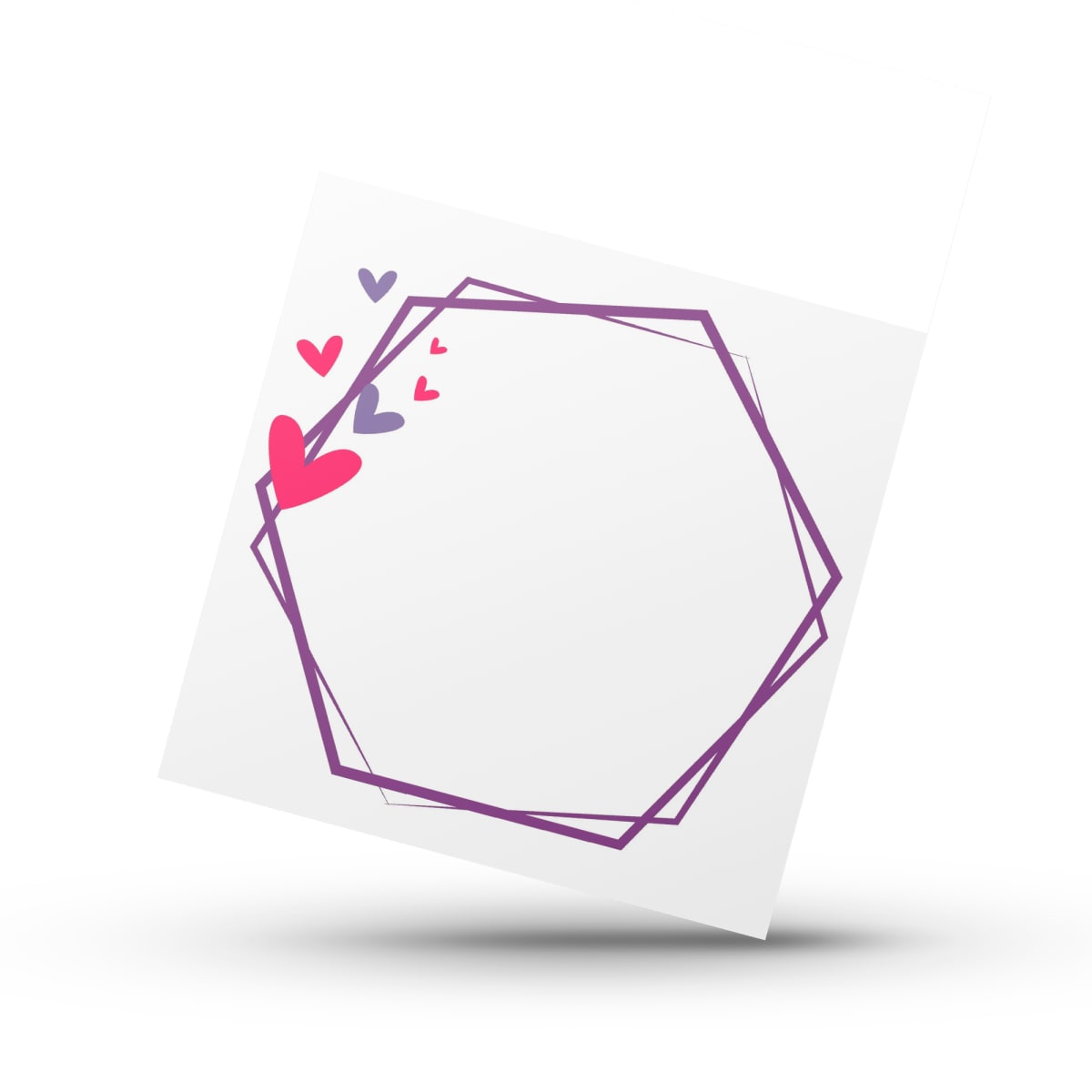 Cookie Card 10x10 cm. Amor N°2 - 10 Unidades 0