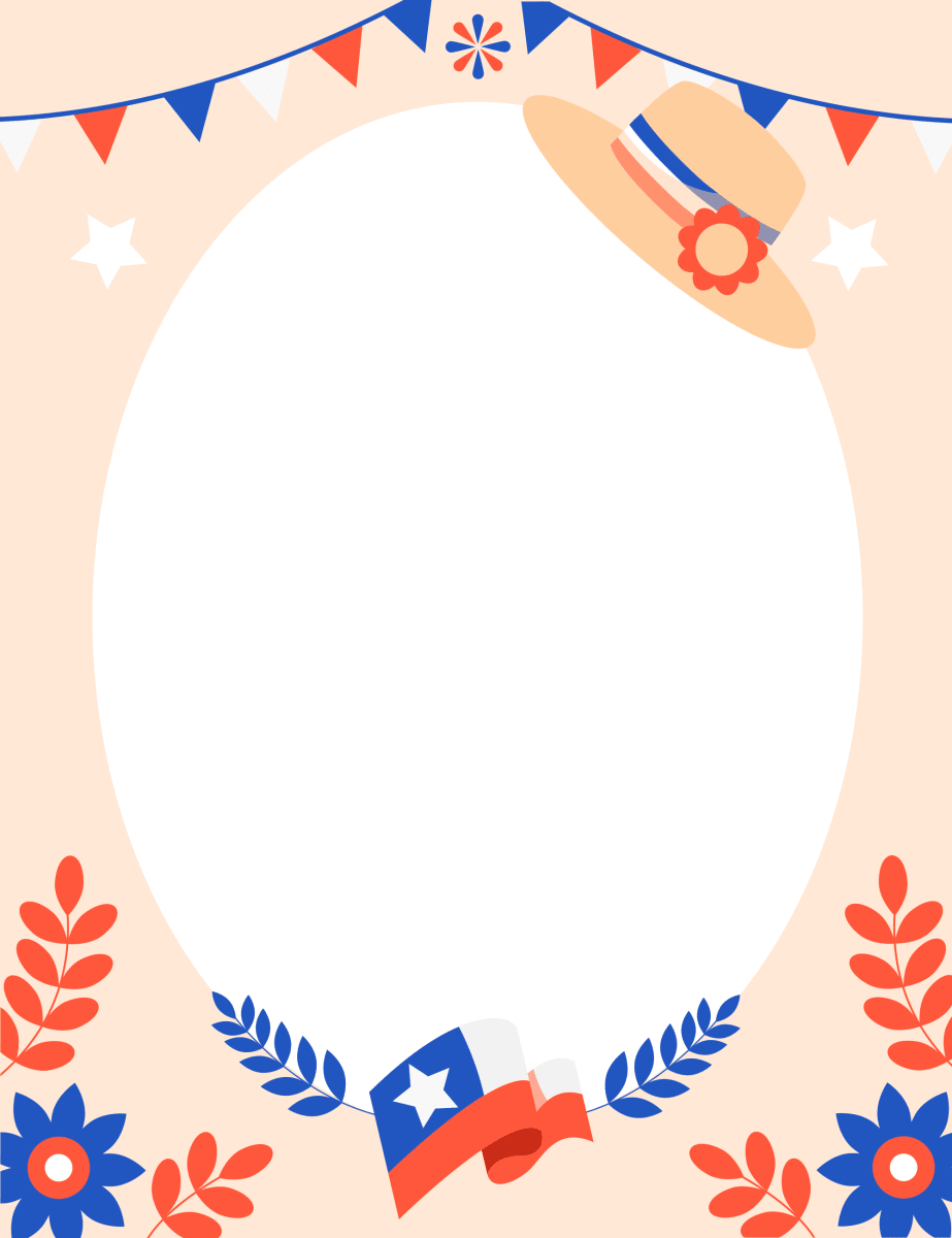 Cookie Card 10x13 cm. Fiestas Patrias N°1 - 10 Unidades2