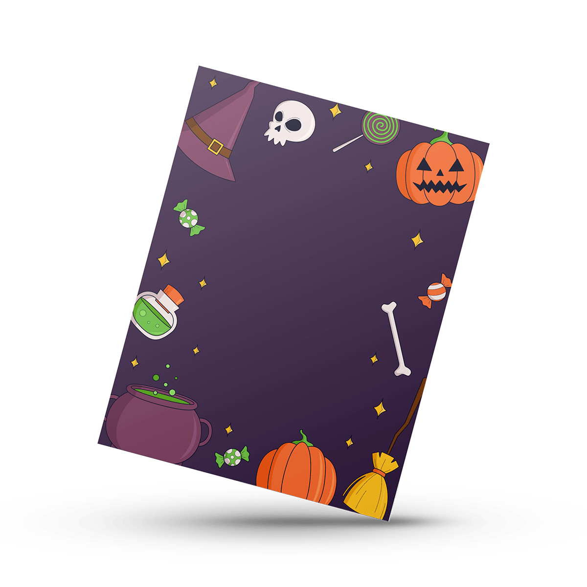 Cookie Card 10x13 cm. Halloween N°5 - 10 Unidades 0