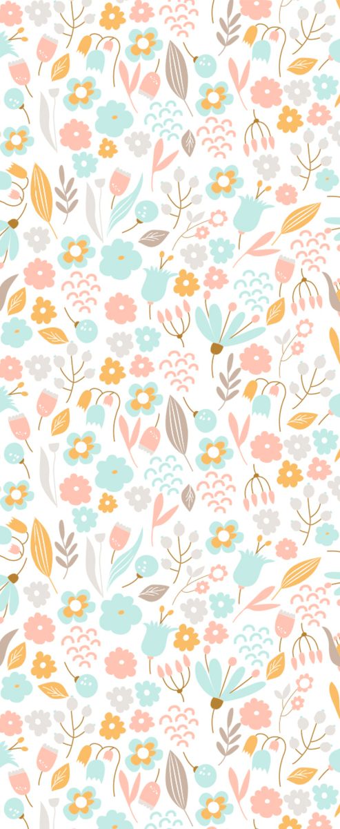 Cookie Card 17x7 cm. Flores N°4 - 10 Unidades2