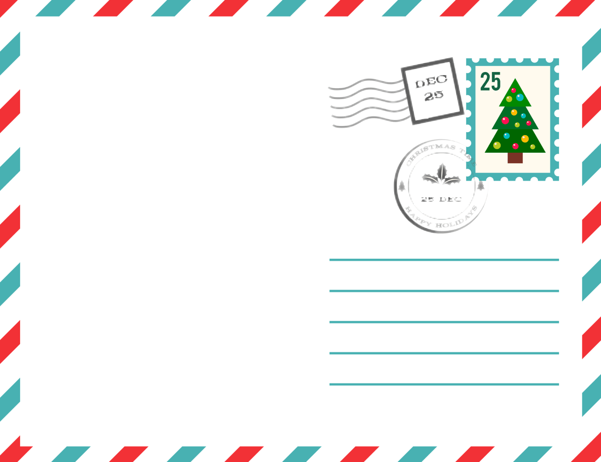 Cookie Card 10x13 cm. Navidad N°6 - 10 Unidades2