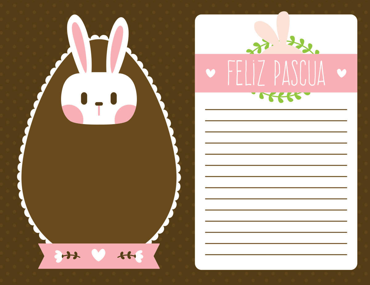 Cookie Card 10x13 cm. Pascua N°4 - 10 Unidades2