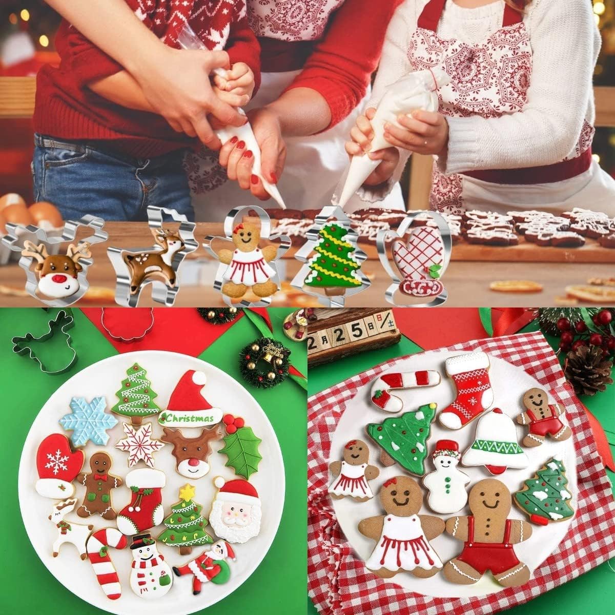 Set Cortadores Calendario de Adviento 24 Piezas Metálico7