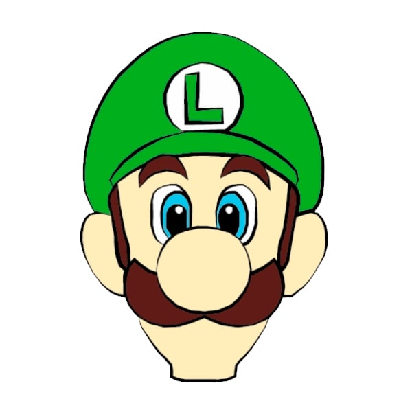 Cortador + Marcador Cara Luigi Plástico2