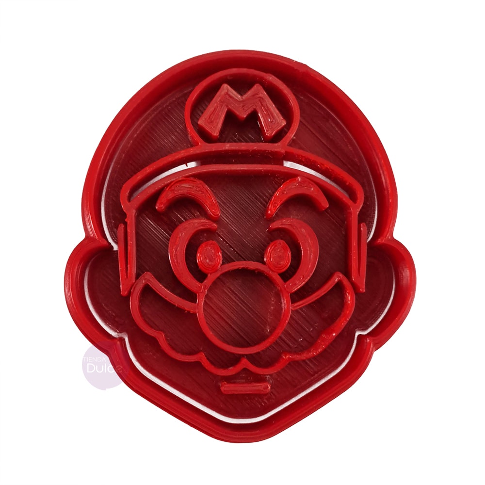 Cortador + Marcador Cara Mario Plástico2