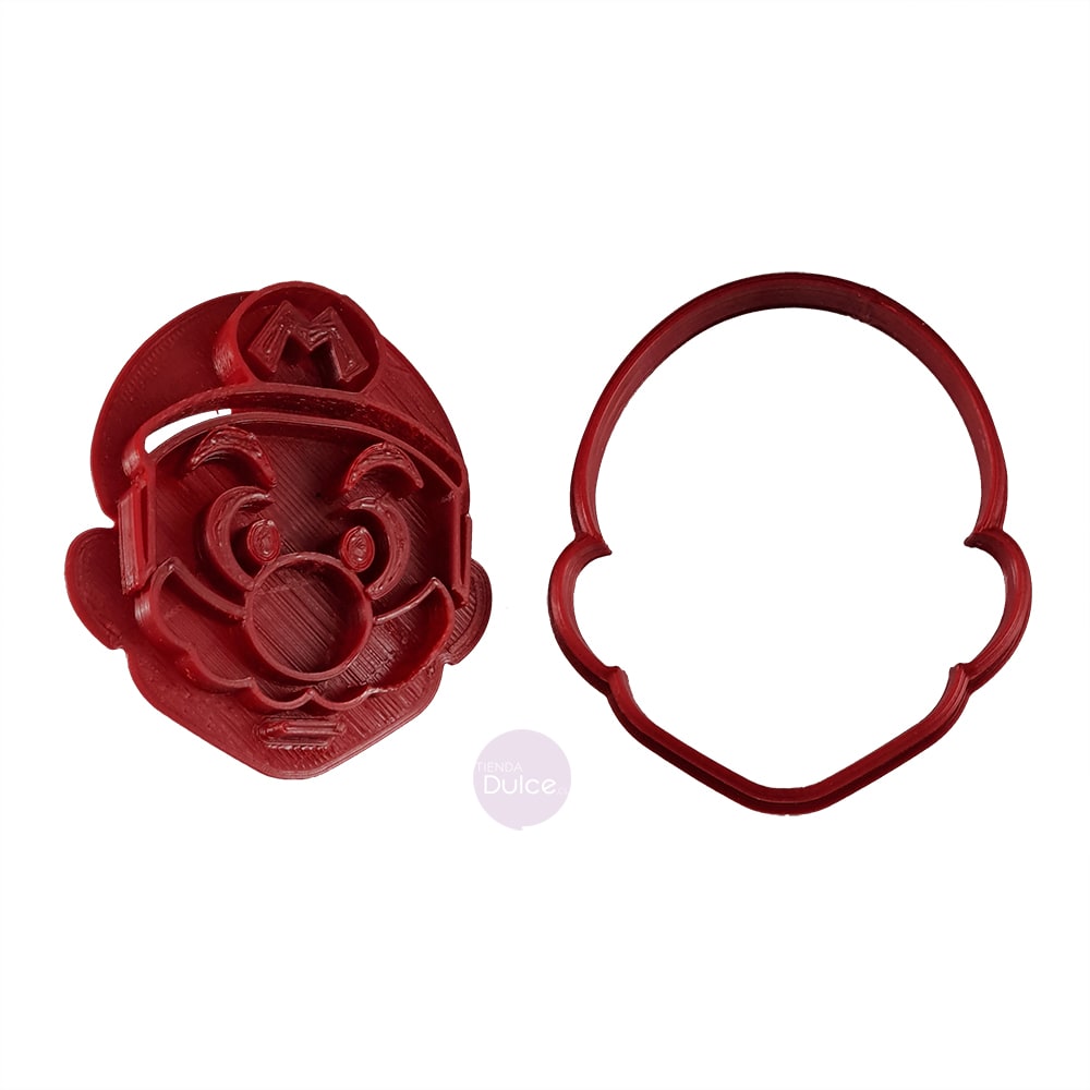 Cortador + Marcador Cara Mario Plástico4