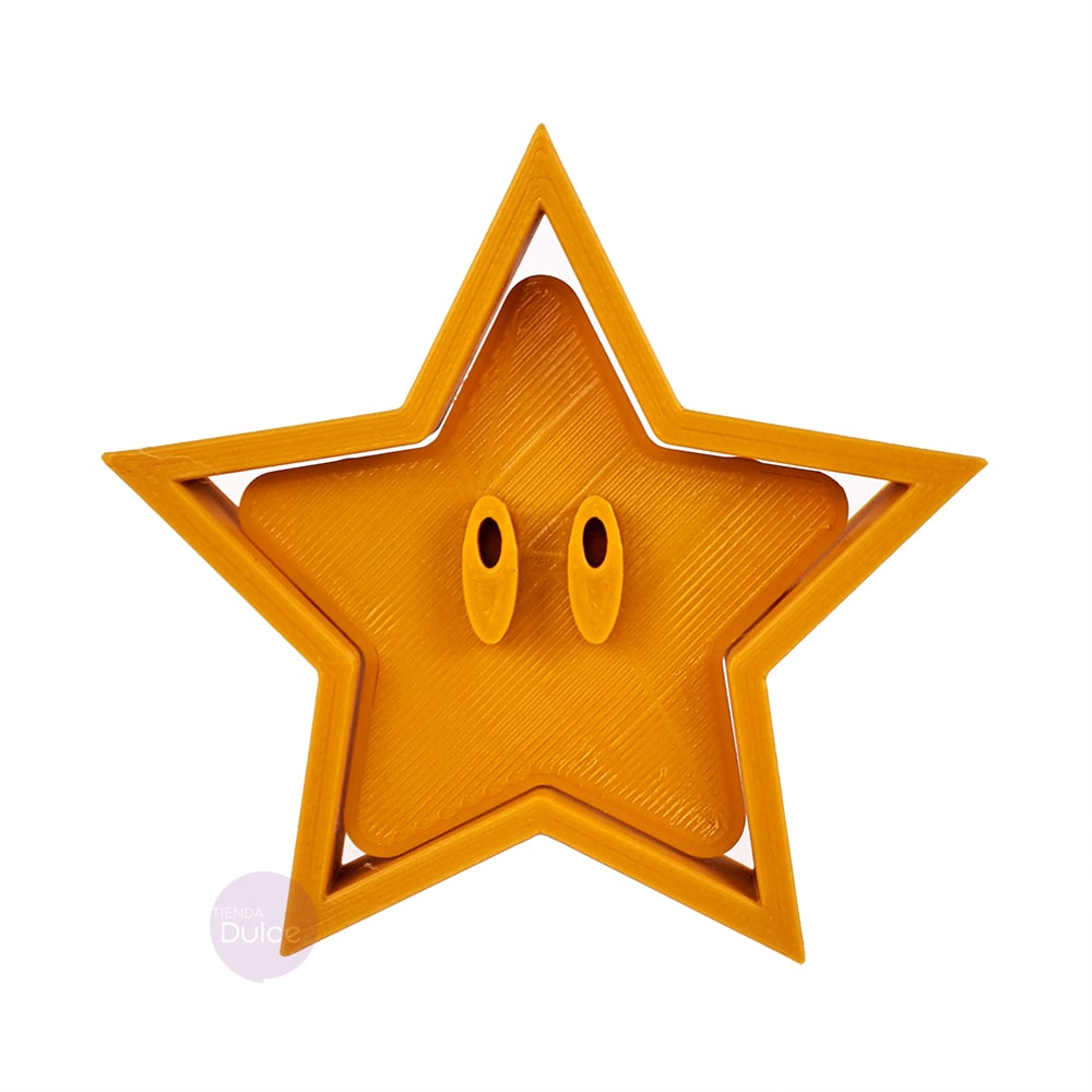 Cortador + Marcador Estrella Mario Plástico1