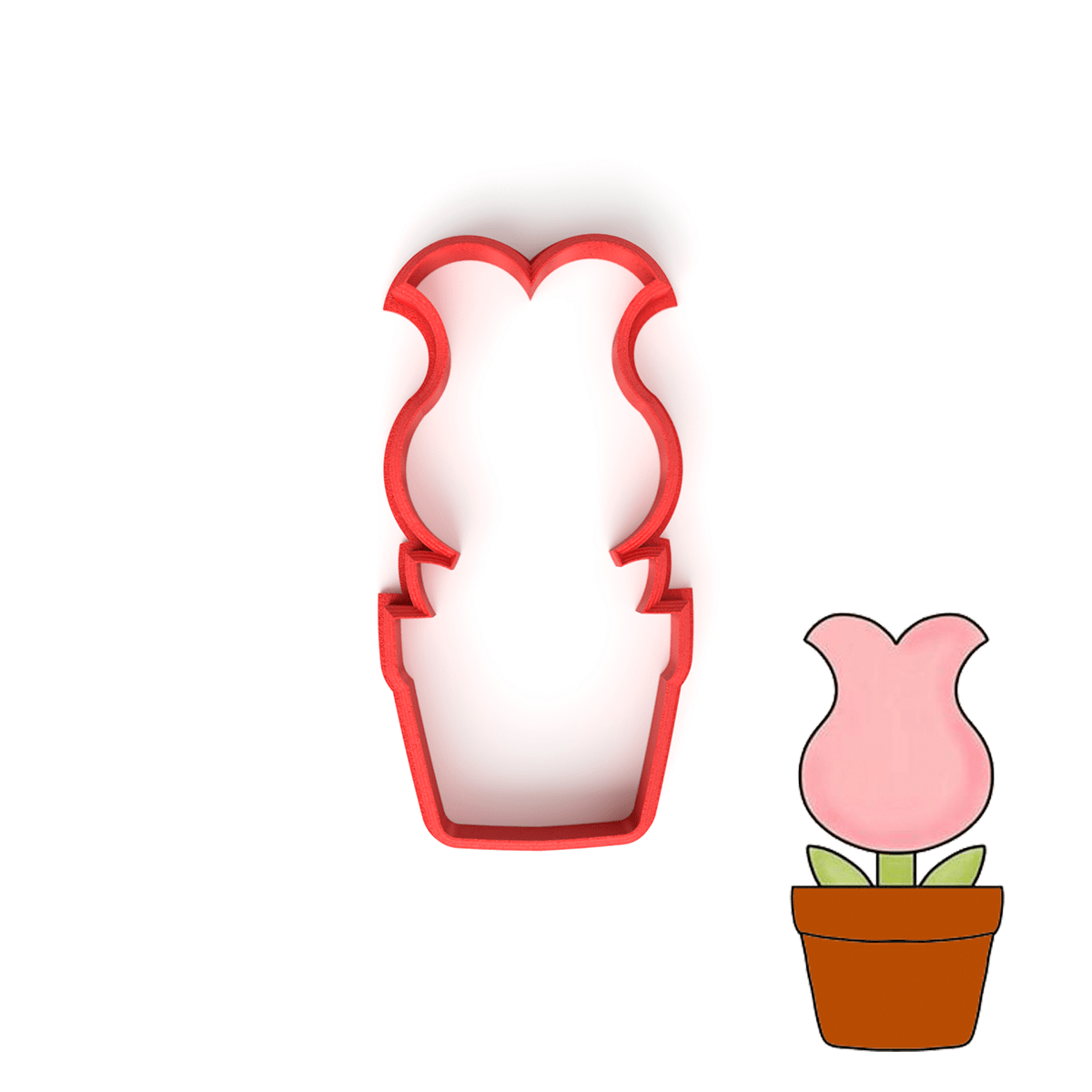 Cortador Flor en Maceta N°2 Plástico 0