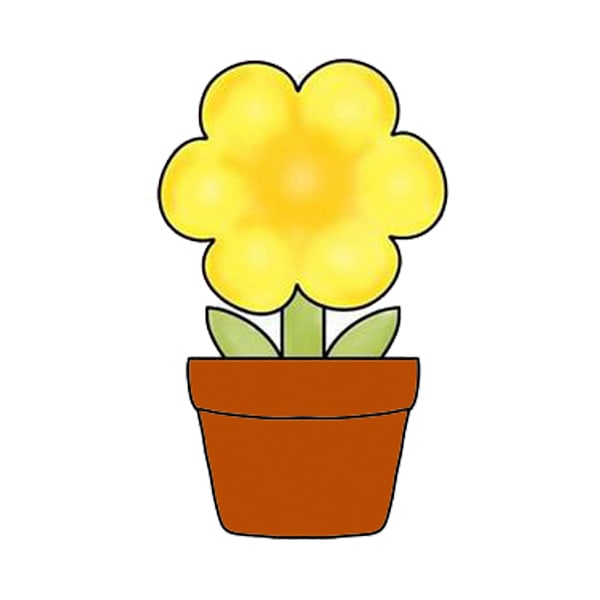 Cortador Flor en Maceta N°3 Plástico2