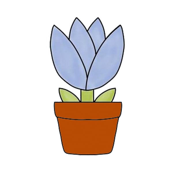 Cortador Flor en Maceta N°4 Plástico2