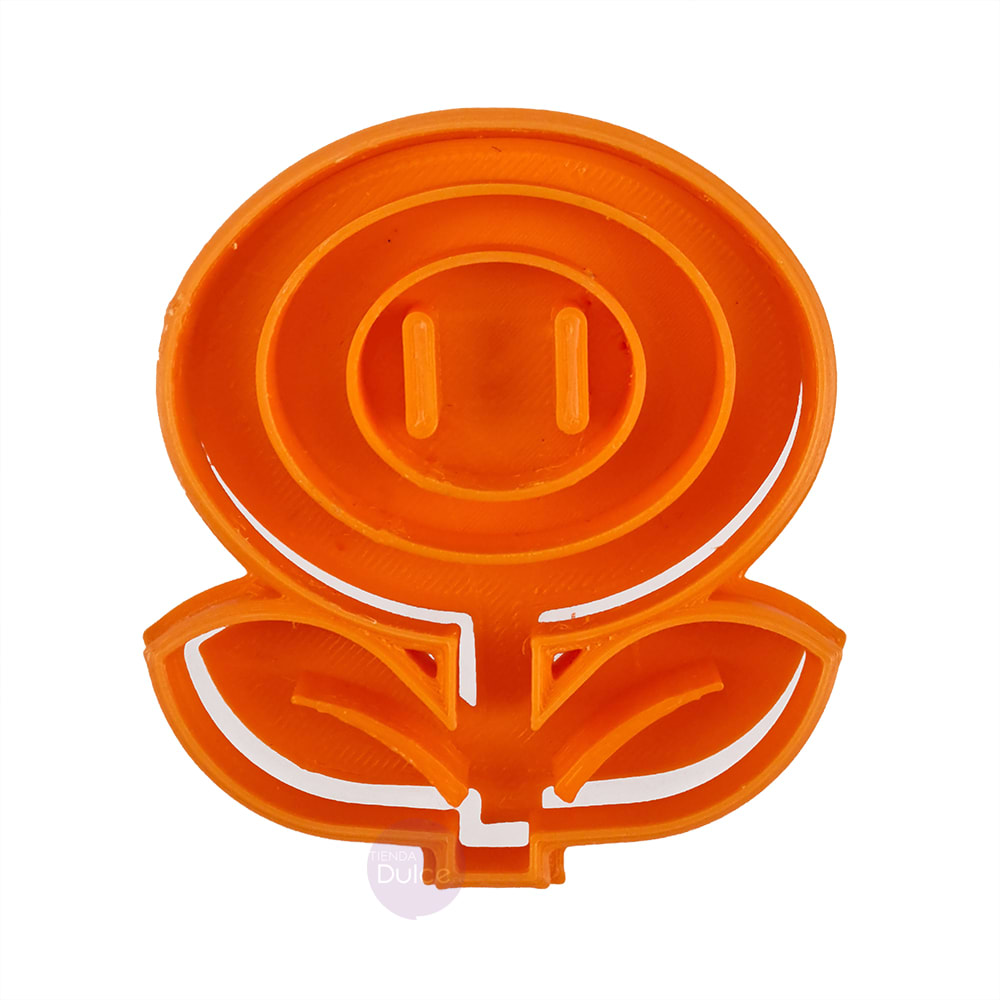 Cortador + Marcador Flor Mario Plástico2