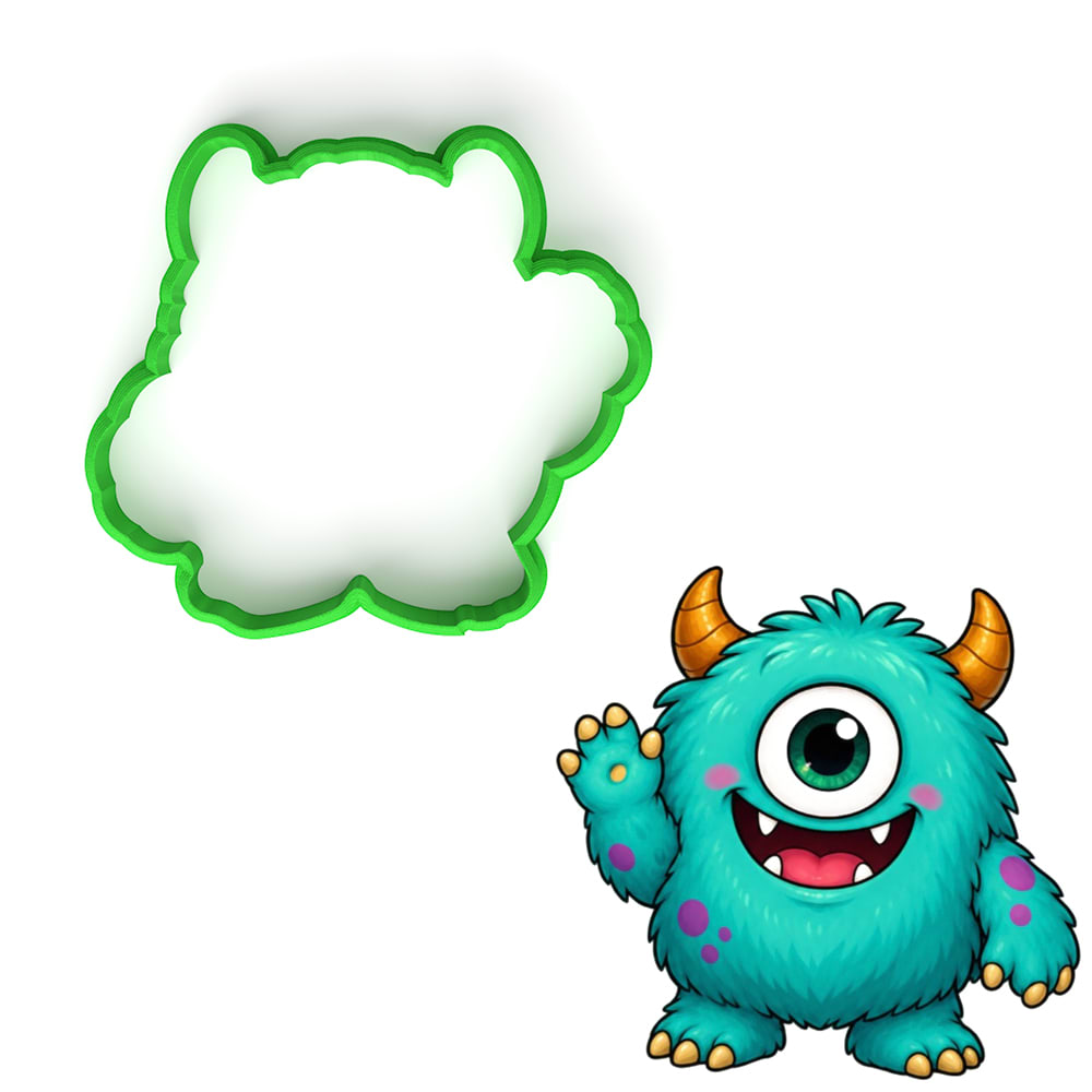 Cortador Monstruo Peludo Plástico 0