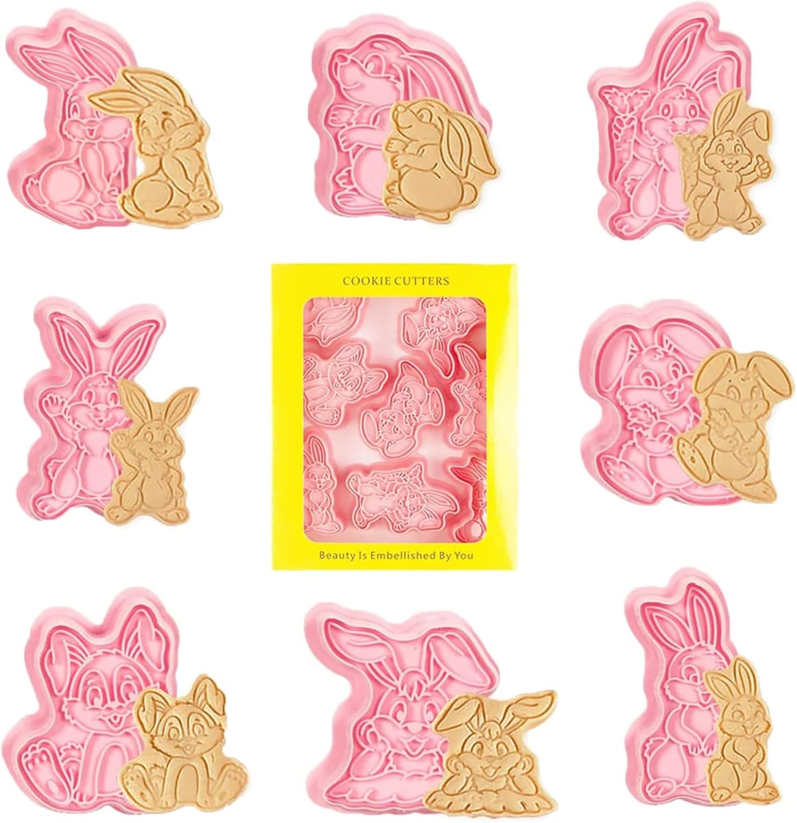 Set Cortador Marcador Pascua N°4 8 Diseños 0