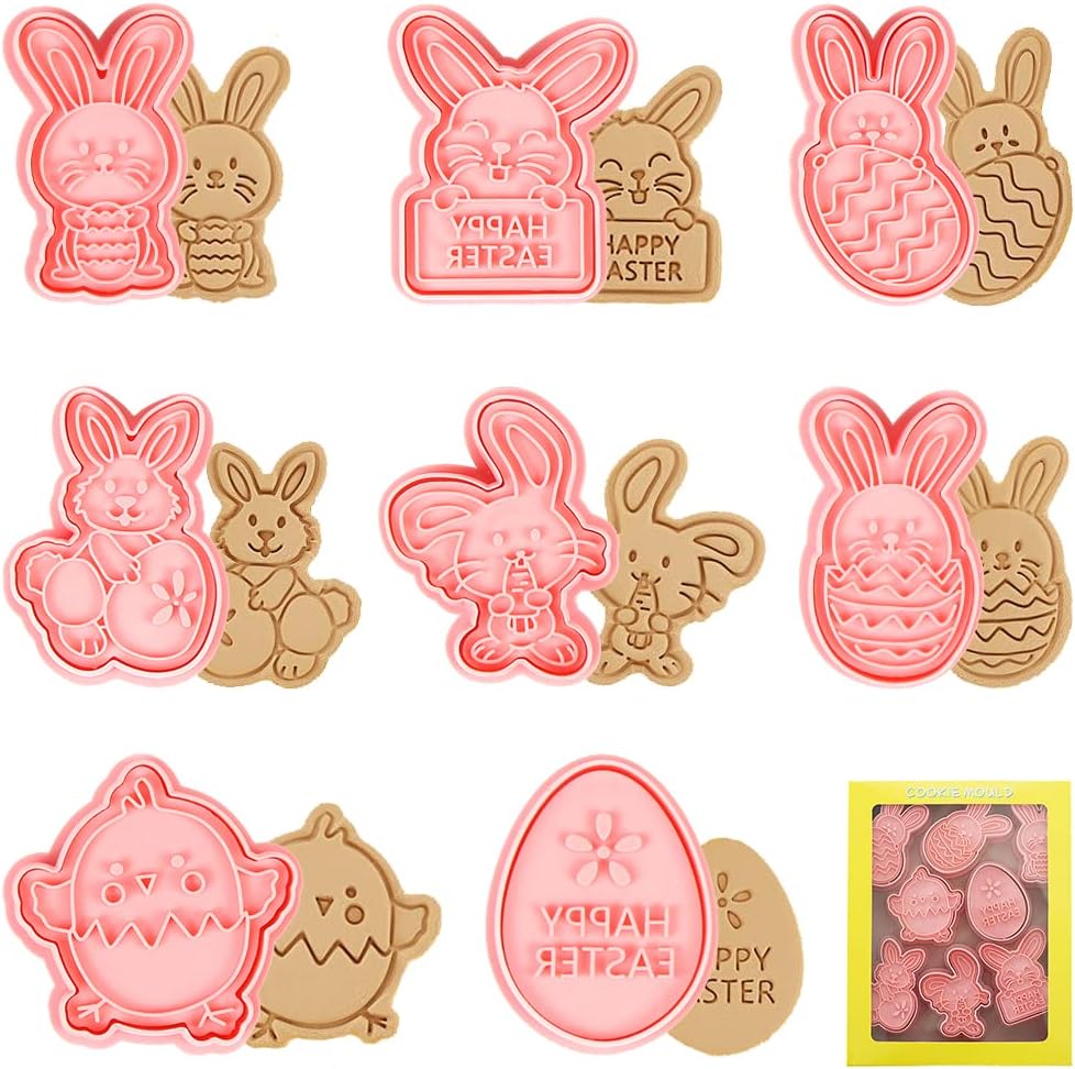 Set Cortador Marcador Pascua N°5 8 Diseños 0