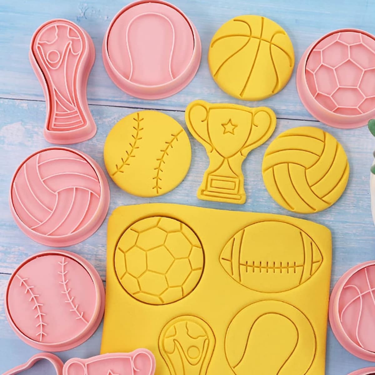 Set Cortador Marcador Pelotas y Trofeos 8 Diseños4