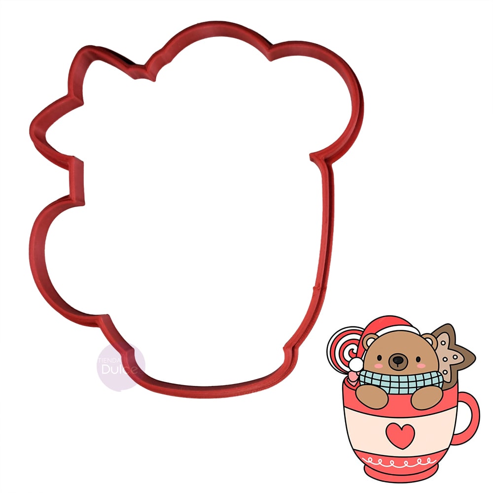 Cortador Taza Osito Plástico 0
