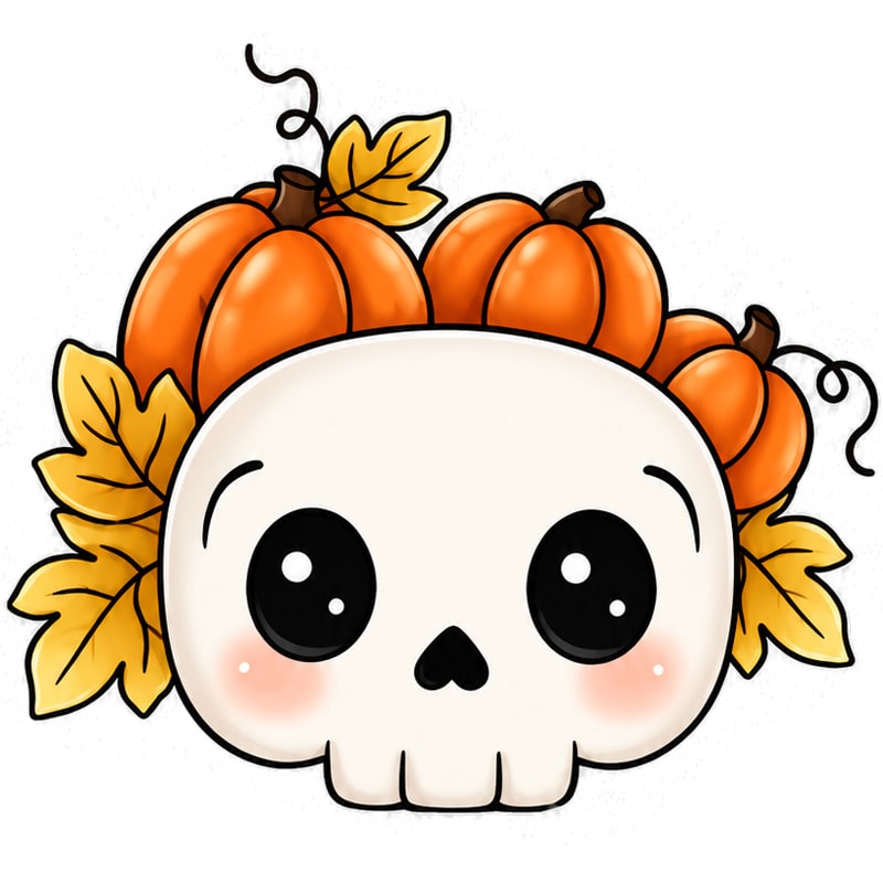 Cortador Calavera con Calabazas Plástico3