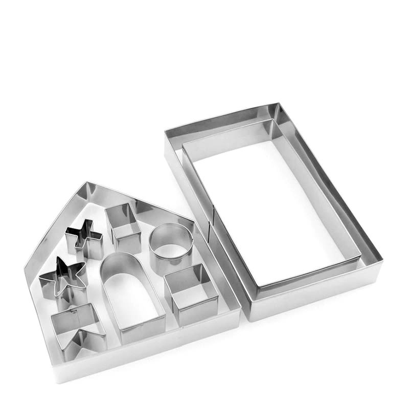 Set Cortadores Metálicos Casa de Jengibre 10 Piezas4