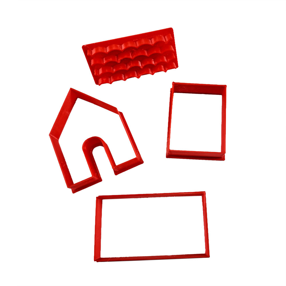 Set Cortadores Plásticos Casita Para Taza3