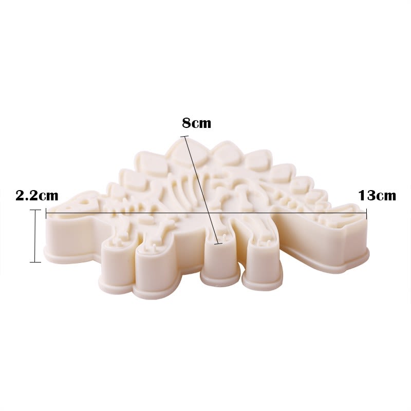 Cortador Marcador Fósil Stegosaurus Plástico1