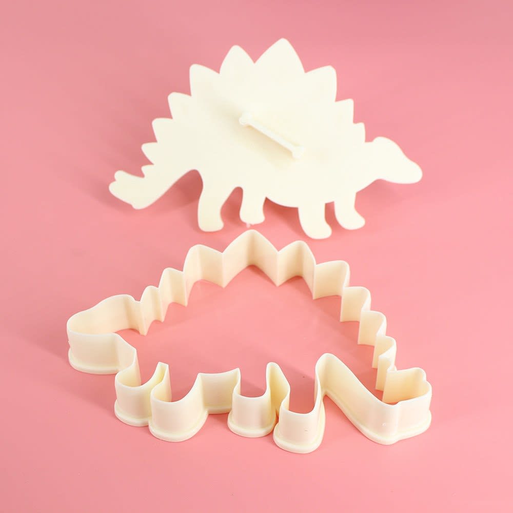 Cortador Marcador Fósil Stegosaurus Plástico2