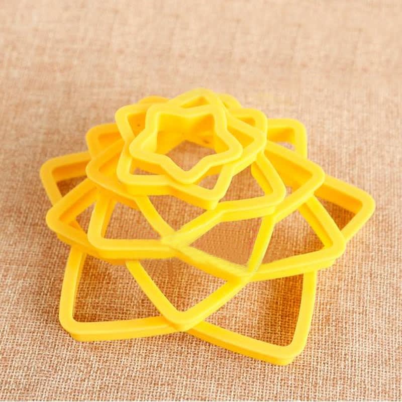 Set Cortadores Estrellas para Árbol 6 Piezas Plástico6