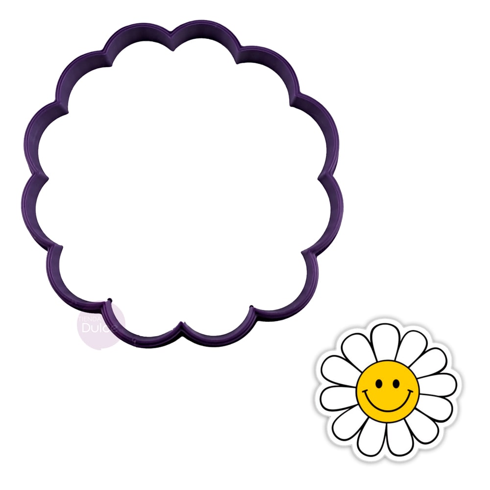 Cortador Plástico Flor N°23