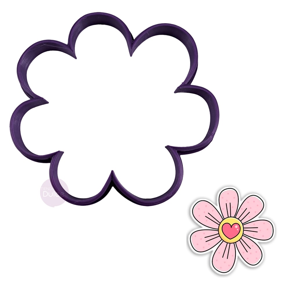 Cortador Plástico Flor N°33
