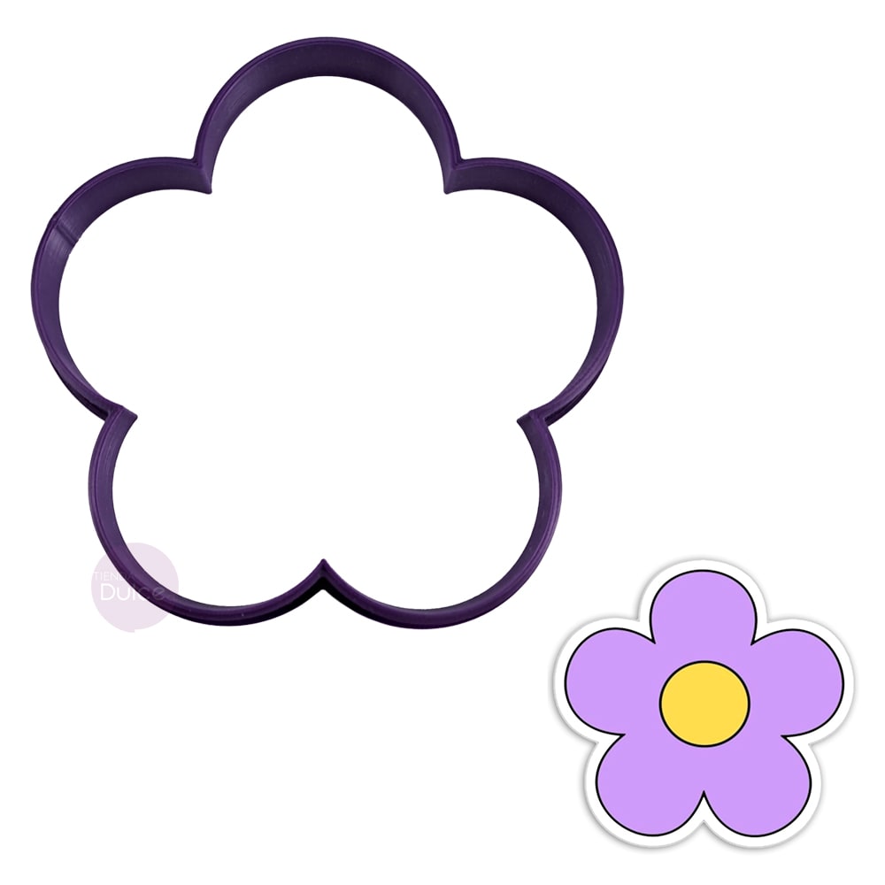 Cortador Plástico Flor N°43