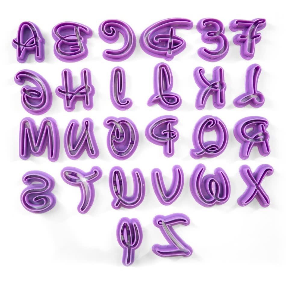 Cortadores Letras Disney 26 Piezas1