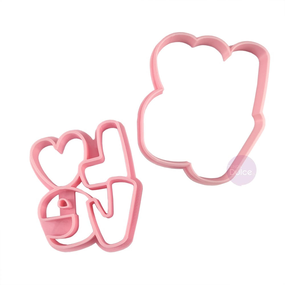 Cortador + Marcador Love2