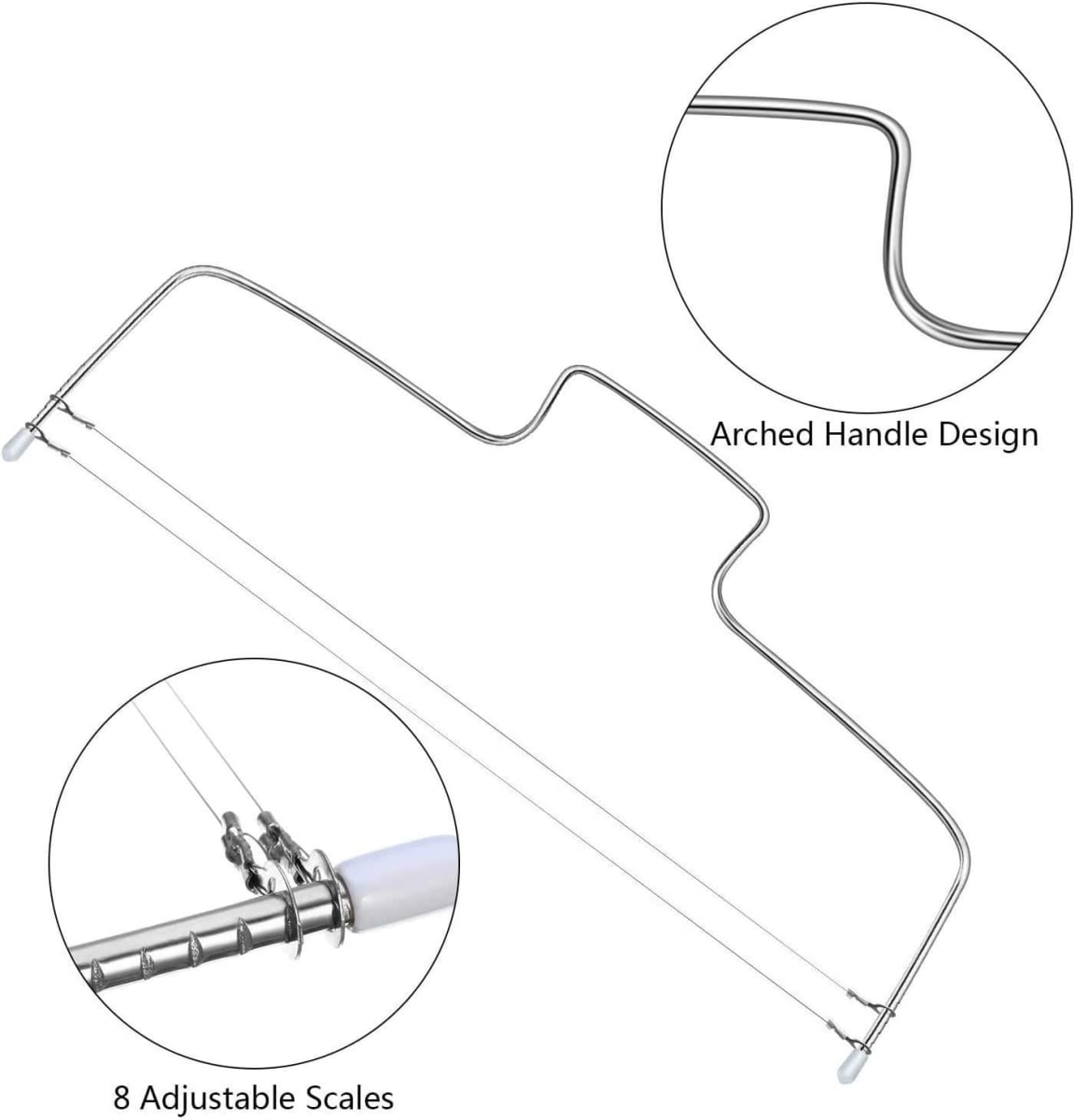 Cortador Nivelador de Bizcochos 32 cm. 2 Hilos2